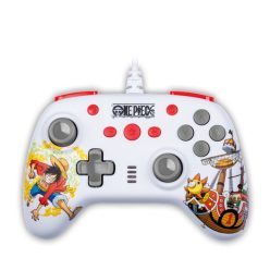   KONIX - ONE PIECE Nintendo Switch/PC kompatibilis vezetékes kontroller (fehér)