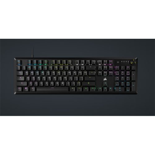 CORSAIR K70 CORE mechanikus billentyűzet (RGB, MLX Red switch, 104 gombos, US, fekete)