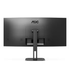 AOC CU34V5C/BK ívelt monitor 34" (3440x1440, 21:9, 300cd/m2, 4ms, HDMI/DisplayPort/USBx4/USB-C, hangszóró)