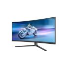 Philips 34M2C6500/00 ívelt gaming OLED monitor (3440x1440, 21:9, 0,03ms, 2xHDMI/DP/4xUSB, állítható magasság, Ambiglow)