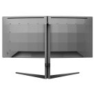 Philips 34M2C6500/00 ívelt gaming OLED monitor (3440x1440, 21:9, 0,03ms, 2xHDMI/DP/4xUSB, állítható magasság, Ambiglow)