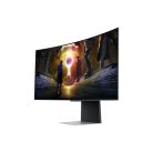 SAMSUNG G85SD ívelt gaming OLED monitor (34", 3440x1440, 21:9, 250cd/m2, 0.03ms, DP/HDMI/WiFi/BT, hangszóró, távirányító)