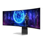 SAMSUNG G95SD ívelt gaming OLED monitor (49", 240Hz, 5120x1440, 32:9, 250cd/m2, 0.03ms, HDMI/DP/WiFi/BT, hangszóró)