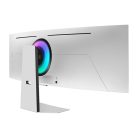 SAMSUNG G95SD ívelt gaming OLED monitor (49", 240Hz, 5120x1440, 32:9, 250cd/m2, 0.03ms, HDMI/DP/WiFi/BT, hangszóró)