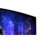 SAMSUNG G95SD ívelt gaming OLED monitor (49", 240Hz, 5120x1440, 32:9, 250cd/m2, 0.03ms, HDMI/DP/WiFi/BT, hangszóró)