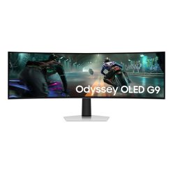   SAMSUNG G91SD ívelt gaming OLED monitor (49", 144Hz, 5120x1440, 32:9, 250cd/m2, 0.03ms, HDMI/Micro HDMI/DP)