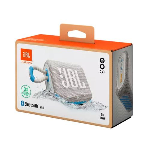 JBL Go 3 Eco Bluetooth Wireless Speaker White EU