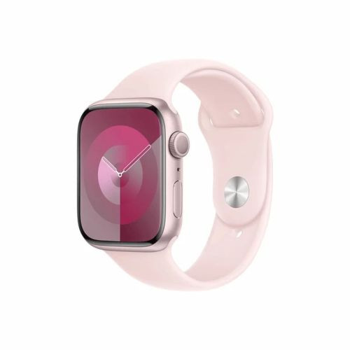 Apple Watch Series 9 GPS 45mm (rózsaszín alu tok, világos rózsaszín sport szíj S/M EU MR9G3)