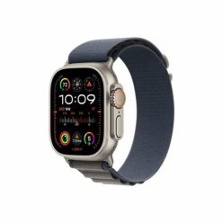   Apple Watch Ultra 2 LTE 49mm titán tok kék alpesi szíj nagy (EU MREQ3)