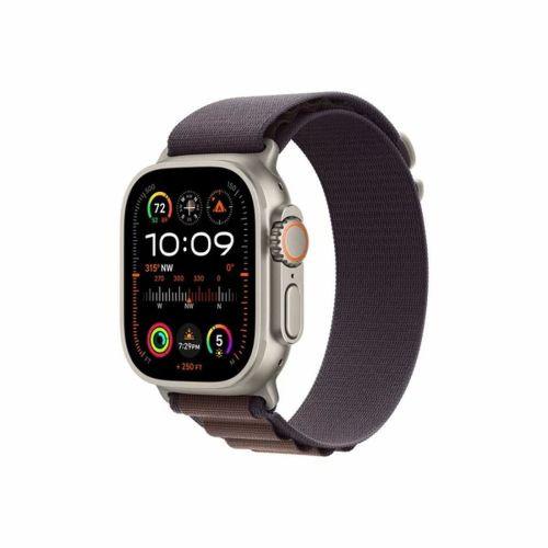 Apple Watch Ultra 2 LTE 49mm titán tok indigo alpesi szíj M/L (EU MREW3)