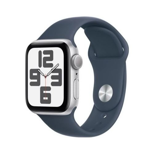 Apple Watch Series 10 GPS 46mm ezüst alu tok, farmer sport szíj M/L (EU MWWM3)