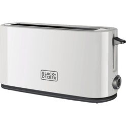 Black & Decker BXTO1001E Toaster Langschlitz 1000W weiß