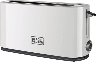 Black & Decker BXTO1001E Toaster Langschlitz 1000W weiß