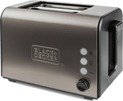 Black & Decker BXTO900E Toaster Doppelschlitz 900W edelstahl