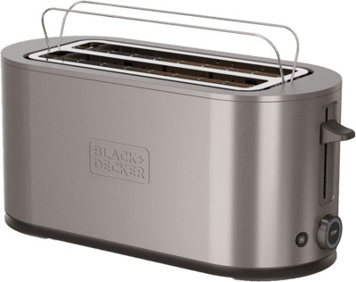 Black & Decker BXTO1501E Toaster Doppelschlitz lang edelstahl