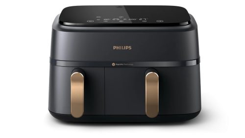 Philips NA352/04 3000 Series Dupla forrólevegős sütő (fekete)