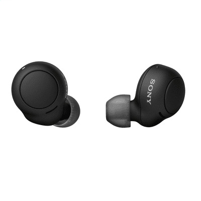 Sony WFC500B In-Ear fekete TWS-BT fülhallgató.