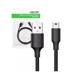   Ugreen US132 USB 2.0A férfi USB mini 5 tűs kábel 2m (fekete)