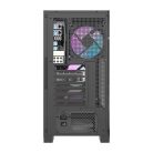 Computer case Darkflash DRX70 GLASS + 4 RGB fans (black)