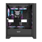 Computer case Darkflash DRX70 MESH + 4 RGB fans (black)