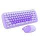 MOFII Candy New 2.4G Wireless Keyboard + Mouse Set (Purple)