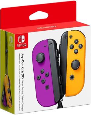 Switch Joy-Con vezérlő pár (neon lila/neon narancs)