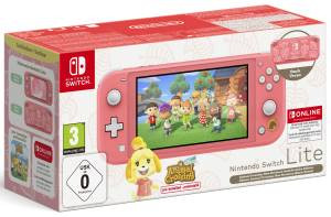 Nintendo Switch Lite konzol Corallo + Animal Crossing: New Horizons + NSO 12 hónap (LIMITÁLT)