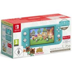   Nintendo Switch Lite konzol (türkiz + Animal Crossing: New Horizons + NSO 12 hónap)