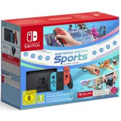   Nintendo Switch konzol 1.1 (neon kék/neon piros + Switch Sport + Fascia + 12 hónap)