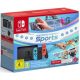 Nintendo Switch konzol 1.1 (neon kék/neon piros + Switch Sport + Fascia + 12 hónap)