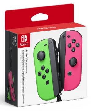 Switch Joy-Con vezérlő pár (neonzöld/neonrózsaszín)