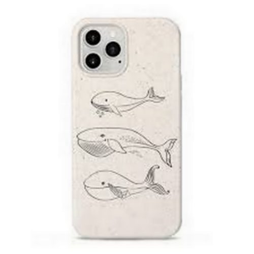 Biológiailag lebomló telefontok (Iphone 12) - bálnák, fehér