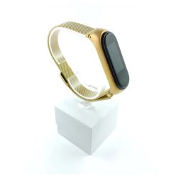   Xiaomi Mi band 3 / 4 szíjak - arany, arany, egyszínű, fém