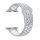 Apple Watch 1-3 szíjak - lyukacsos, szilikon, szürke, szürke-fehér