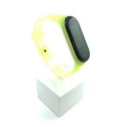   Xiaomi Mi band 3 / 4 szíjak - citromsárga, fluoreszkáló, sárga, szilikon