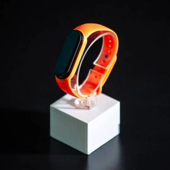   Xiaomi Mi band 5 / 6 szíjak - egyszínű, narancssárga, sárga, szilikon