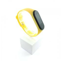   Xiaomi Mi band 3 / 4 szíjak - citromsárga, egyszínű, sárga, szilikon